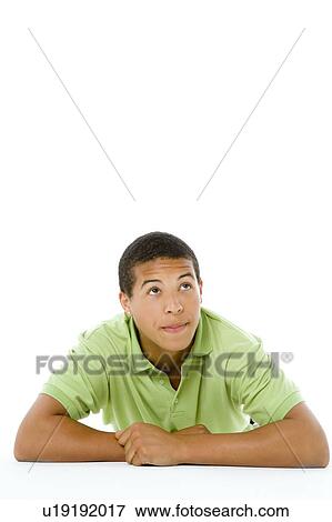 Stock Photo - Portrait Of Teenage Boy. Fotosearch