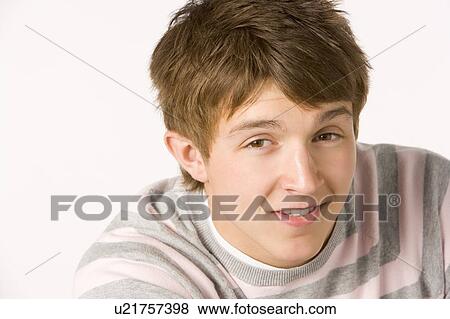 Portrait Of Teenage Boy View Large Photo Image Stock Photo - Portrait Of Teenage Boy. Fotosearch