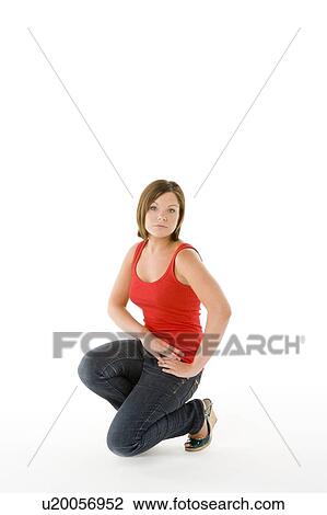 Stock Image - Portrait Of Teenage Girl. Fotosearch