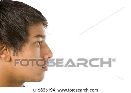 Picture - Side View Of Teenage Boy. Fotosearch