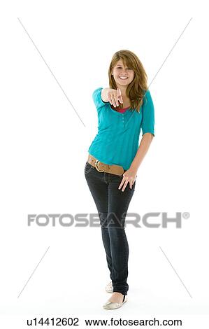 Full Length Portrait Of Teenage Girl View Large Photo Image Stock Image - Full Length Portrait Of Teenage Girl. Fotosearch