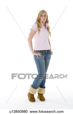 Portrait Of A Teenage Girl View Large Photo Image Stock Image - Portrait Of A Teenage Girl. Fotosearch