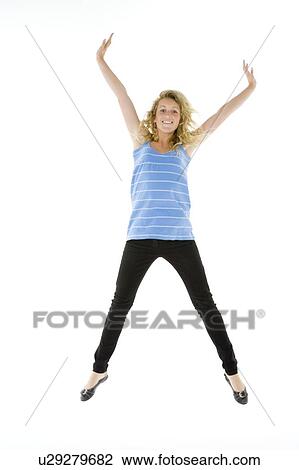 Stock Image - Portrait Of A Teenage Girl. Fotosearch