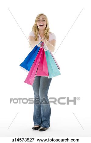 Stock Photo - Portrait Of A Teenage Girl. Fotosearch