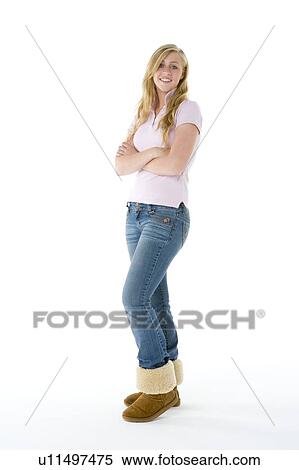Portrait Of A Teenage Girl View Large Photo Image Stock Photography - Portrait Of A Teenage Girl. Fotosearch
