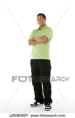 Stock Photo - Portrait Of Teenage Boy. Fotosearch