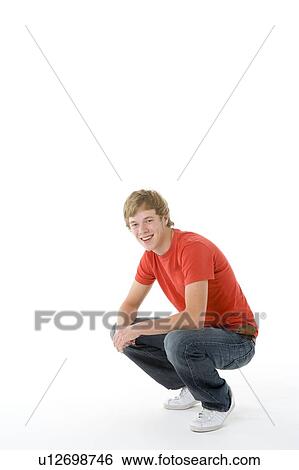 Stock Photograph - Portrait Of Teenage Boy. Fotosearch