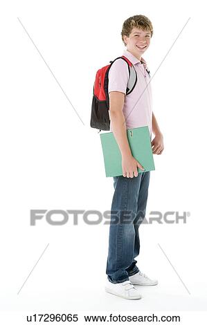 Portrait Of Teenage Schoolboy View Large Photo Image Stock Photography - Portrait Of Teenage Schoolboy . Fotosearch