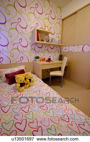 Bedroom in modern style View Large Photo Image Stock Photo - Bedroom in modern style. Fotosearch