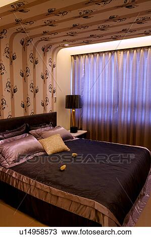 Home interior and furniture of the bedroom View Large Photo Image Stock Image - Home interior and furniture of the bedroom. Fotosearch
