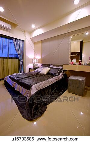 Home interior and furniture of the bedroom View Large Photo Image Stock Photograph - Home interior and furniture of the bedroom. Fotosearch