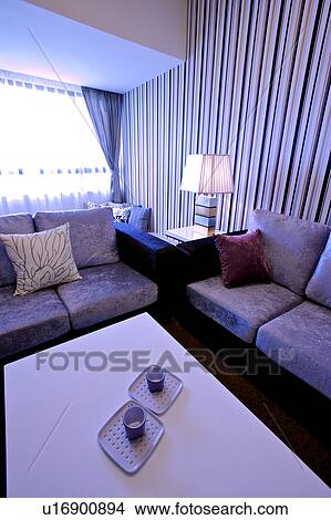 Picture - Home interior and furniture with modern style. Fotosearch