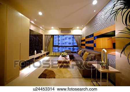 Home interior of modern style View Large Photo Image Picture - Home interior of modern style. Fotosearch