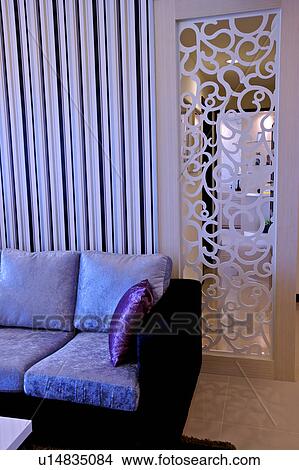 Picture - Home interior with modern style. Fotosearch