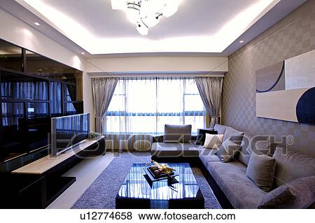 Stock Photo - Living Room in modern style. Fotosearch
