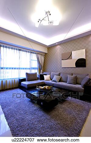 Stock Photo - Living room in modern style. Fotosearch