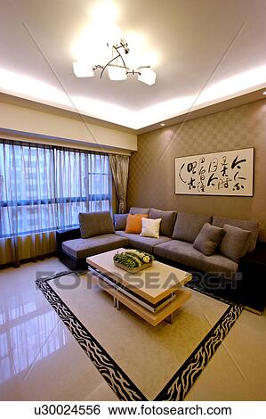 Stock Photograph - Living room in modern style. Fotosearch