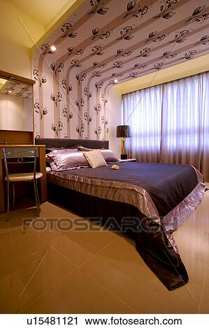 Warm and luxurious bedroom View Large Photo Image Stock Image - Warm and luxurious bedroom. Fotosearch