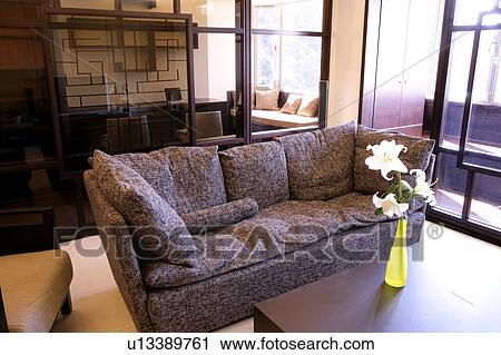 Stock Image - Home interior and furniture in modern style. Fotosearch