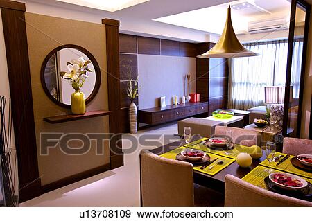 Stock Photo - Home interior and furniture in modern style. Fotosearch