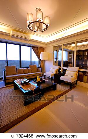 Stock Photo - Home interior and furniture in modern style. Fotosearch