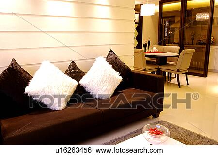 Home interior and furniture with modern style View Large Photo Image Stock Photograph - Home interior and furniture with modern style. Fotosearch