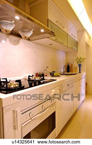 Stock Image - Kitchen in modern style. Fotosearch
