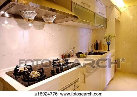 Stock Photograph - Kitchen in modern style. Fotosearch