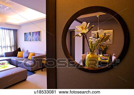 Stock Image - Living room in modern style. Fotosearch