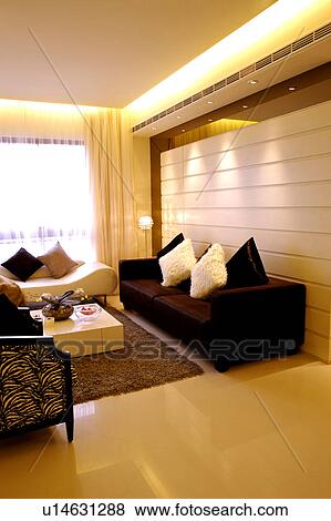 Stock Photo - Living room in modern style. Fotosearch