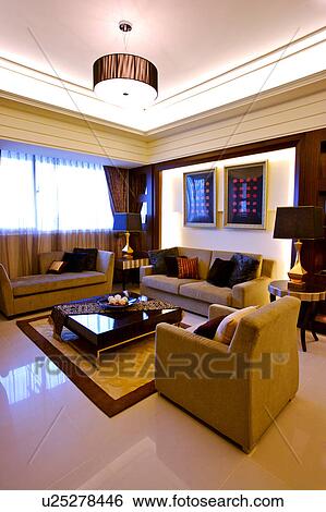 Stock Photograph - Living room in modern style. Fotosearch