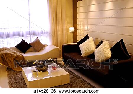 Stock Photograph - Living Room of modern style. Fotosearch