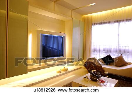 Stock Photograph - Living Room of modern style. Fotosearch