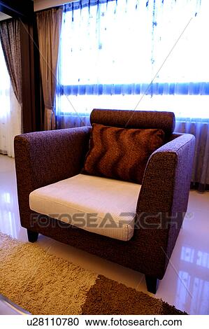 Close-up of a sofa on the living room View Large Photo Image Stock Image - Close-up of a sofa on the living room. Fotosearch