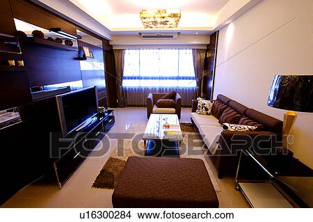 Picture - Home interior and furniture of modern style. Fotosearch