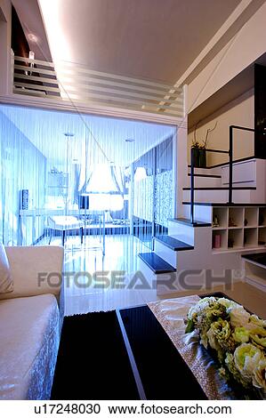 Stock Image - Home interior and furniture of modern style. Fotosearch