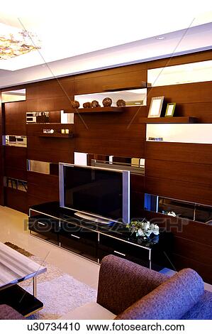 Stock Image - Home interior and furniture of modern style. Fotosearch