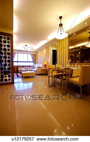 Stock Photo - Home interior and furniture of modern style. Fotosearch