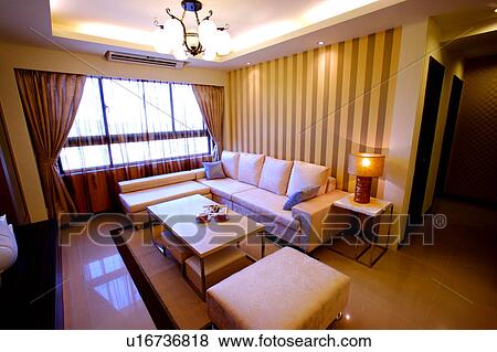 Home interior and furniture of modern style View Large Photo Image Stock Photo - Home interior and furniture of modern style. Fotosearch