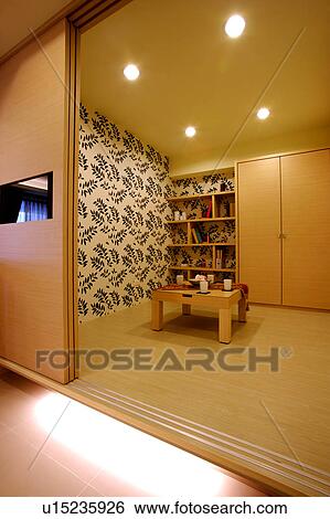 Home interior and furniture of modern style View Large Photo Image Stock Photograph - Home interior and furniture of modern style. Fotosearch