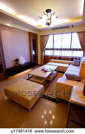 Stock Photograph - Home interior and furniture of modern style. Fotosearch