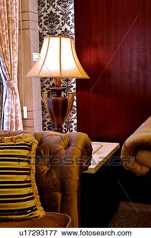 Stock Photo - Close-up of one part of the living room. Fotosearch