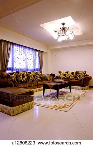 Stock Image - Home interior and furniture of elegance style. Fotosearch
