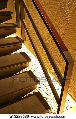 Stock Photograph - Close-up of staircase. Fotosearch