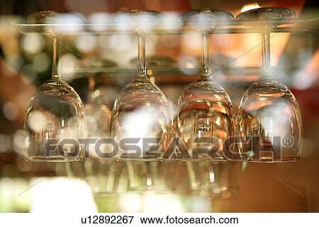 Close-up of wineglasses View Large Photo Image Stock Photo - Close-up of wineglasses. Fotosearch