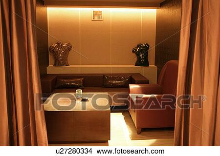 Interiors-leisure space of stateroom in western restaurant with luxury style View Large Photo Image Picture - Interiors-leisure space of stateroom in western restaurant with luxury style. Fotosearch
