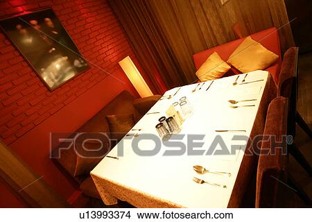 Picture - Interiors-leisure space of western restaurant with luxury style . Fotosearch