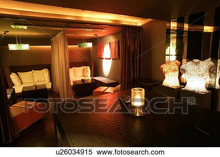Stock Photography - Interiors-leisure space of western restaurant with luxury style . Fotosearch