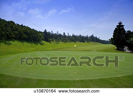Picture - Golf course landscape. Fotosearch