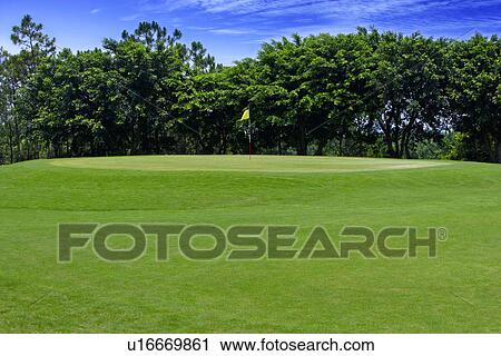 Golf course landscape View Large Photo Image Stock Image - Golf course landscape. Fotosearch